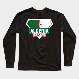 Algeria Super Flag Supporter Long Sleeve T-Shirt